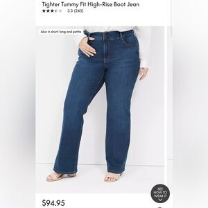 Lane Bryant Tighter Tummy Fit High-Rise Boot Jeans